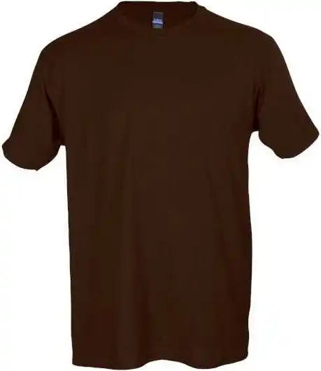 Tultex 202 Unisex Fine Jersey t Shirt Brown