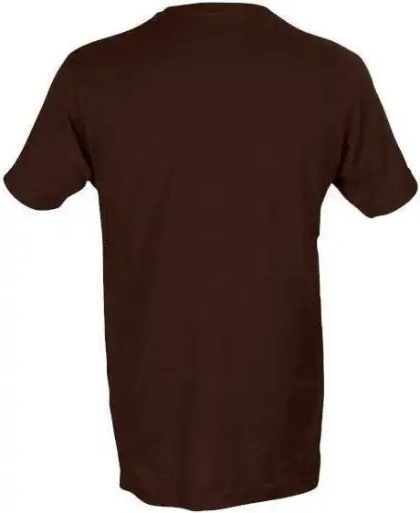 Tultex 202 Unisex Fine Jersey t Shirt Brown