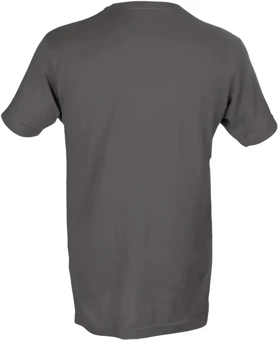 Tultex 202 Unisex Fine Jersey t Shirt Charcoal