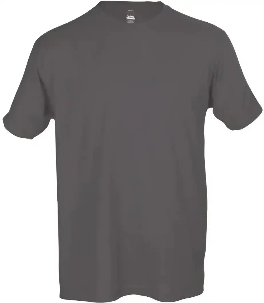 Tultex 202 Unisex Fine Jersey t Shirt Charcoal