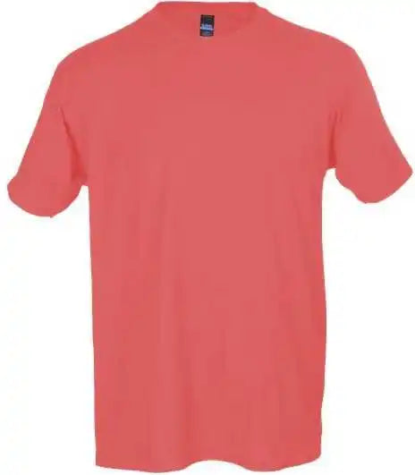 Tultex 202 Unisex Fine Jersey T-shirt - Coral