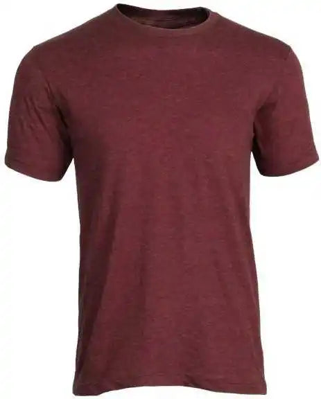 Tultex 202 Unisex Fine Jersey t Shirt Heather Burgundy