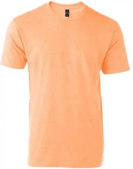 Tultex 202 Unisex Fine Jersey T-shirt - Heather Cantaloupe