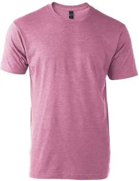 Tultex 202 Unisex Fine Jersey t Shirt Heather Cassis