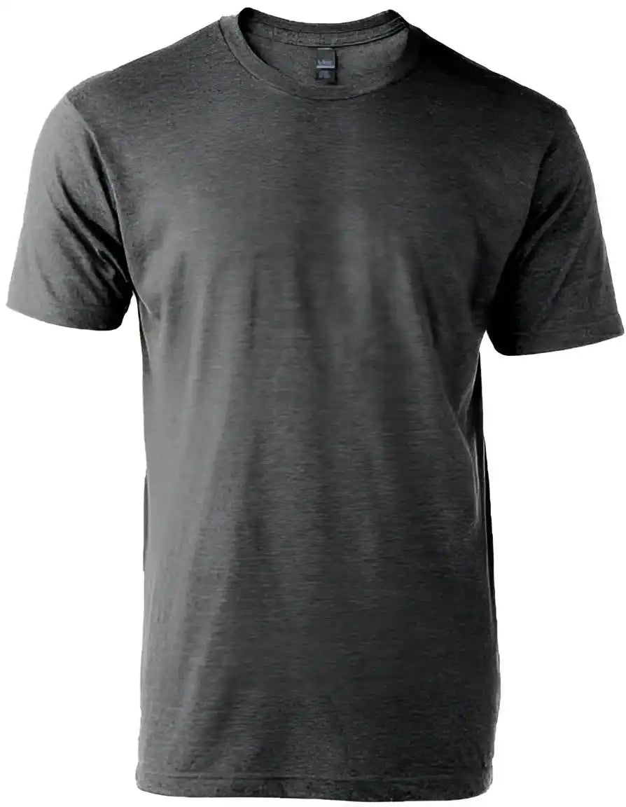 Tultex 202 Unisex Fine Jersey t Shirt Heather Charcoal
