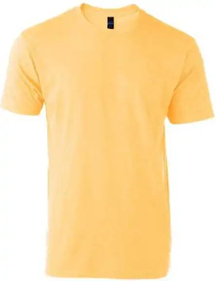 Tultex 202 Unisex Fine Jersey t Shirt Heather Mellow Yellow