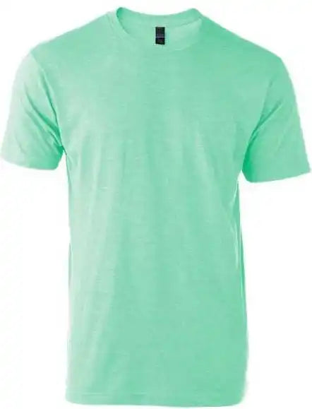 Tultex 202 Unisex Fine Jersey t Shirt Heather Neo Mint
