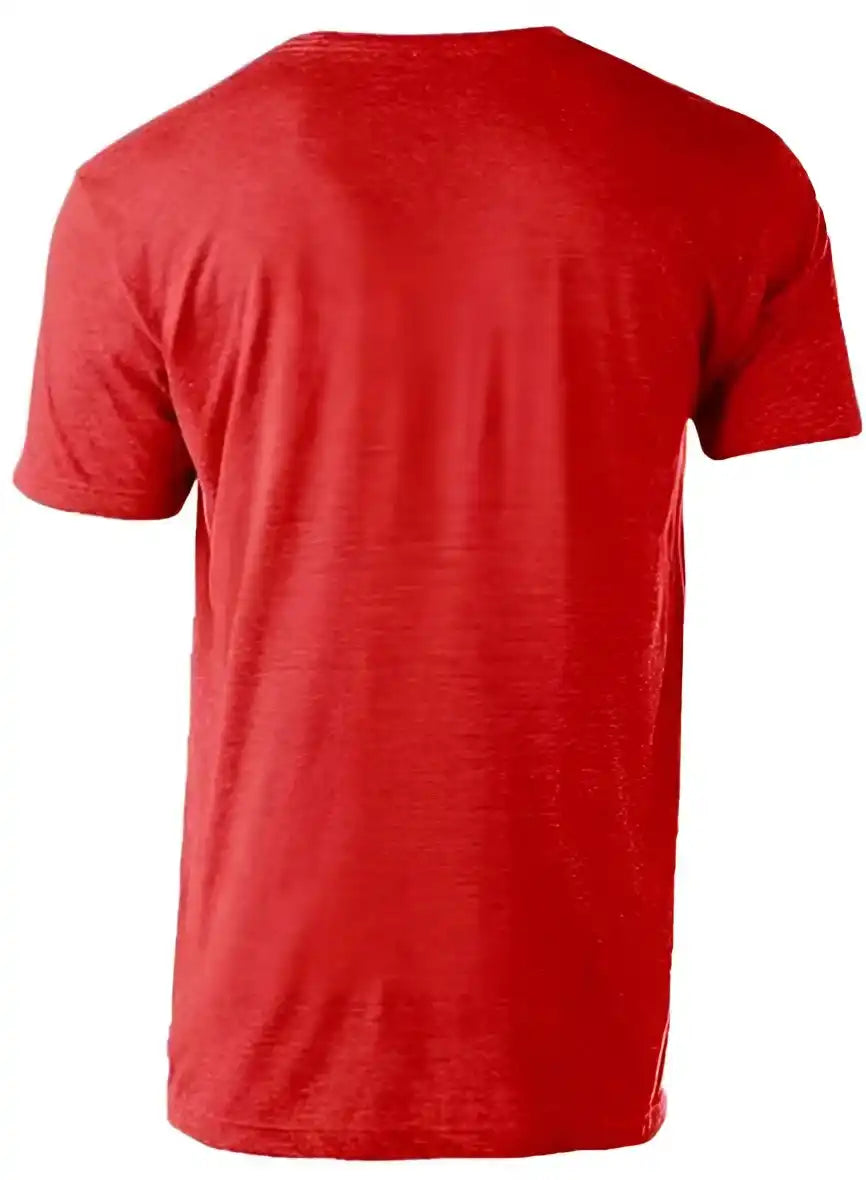 Tultex 202 Unisex Fine Jersey t Shirt Heather Red