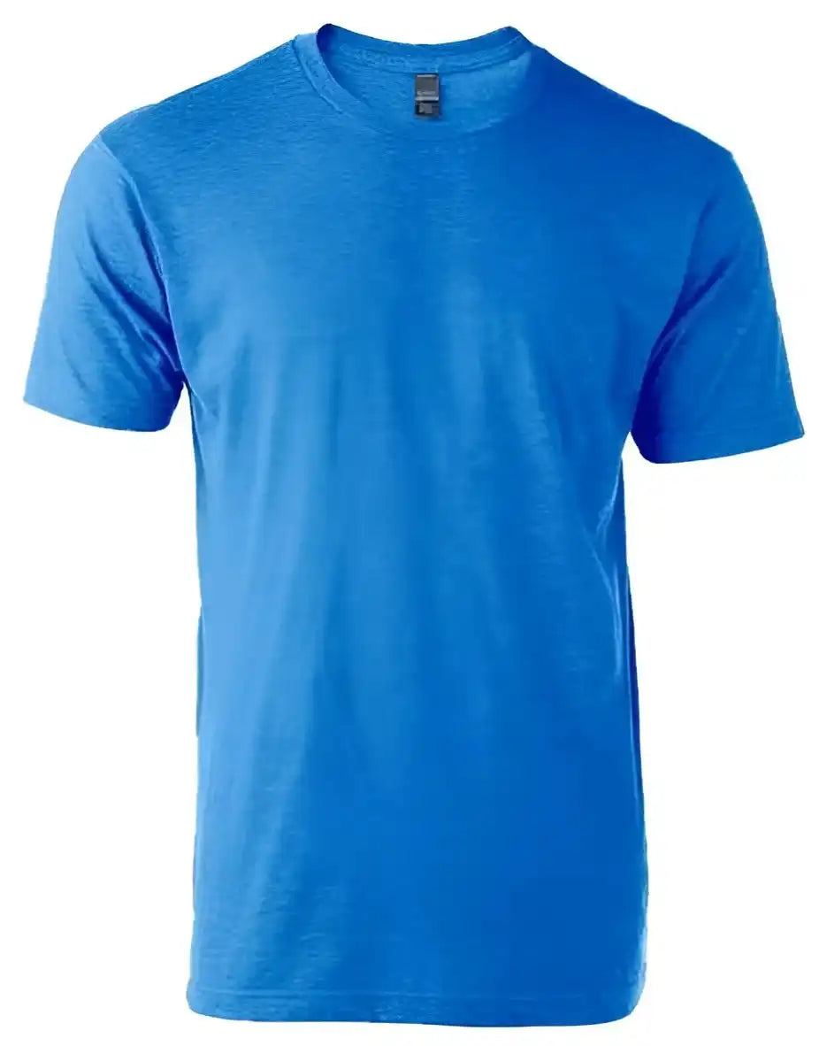 Tultex 202 Unisex Fine Jersey t Shirt Heather Royal