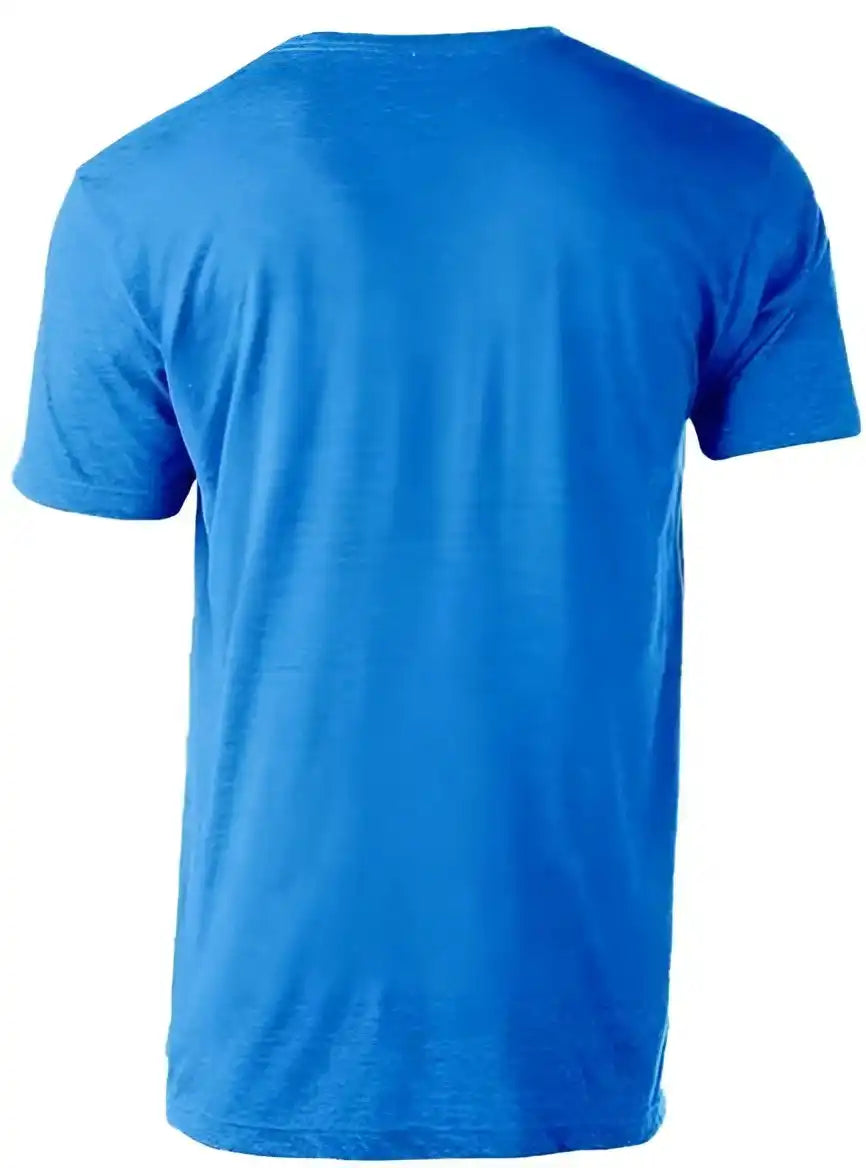 Tultex 202 Unisex Fine Jersey t Shirt Heather Royal