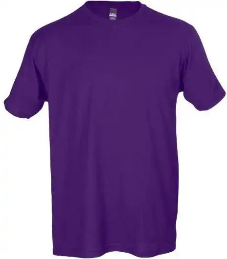 Tultex 202 Unisex Fine Jersey t Shirt Purple