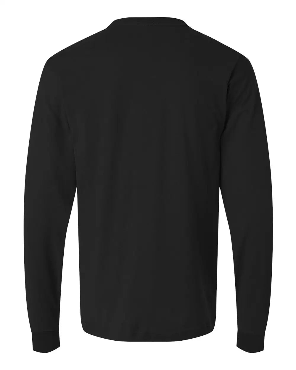 Tultex 202ls Fine Jersey Long Sleeve T-shirt - Black