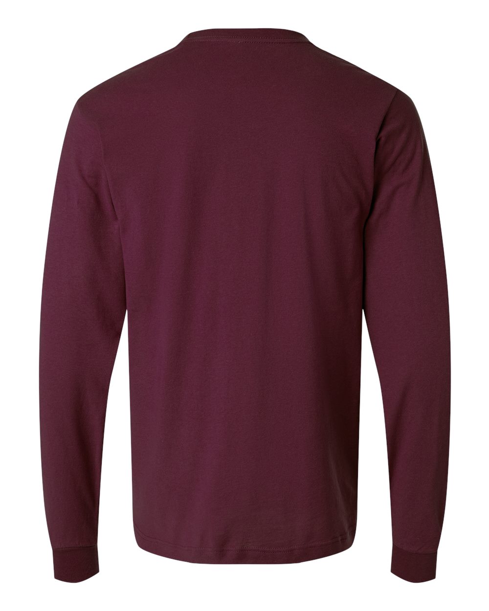 Tultex 202ls Fine Jersey Long Sleeve T-shirt - Burgundy