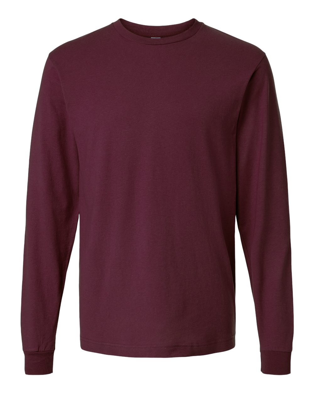 Tultex 202ls Fine Jersey Long Sleeve T-shirt - Burgundy