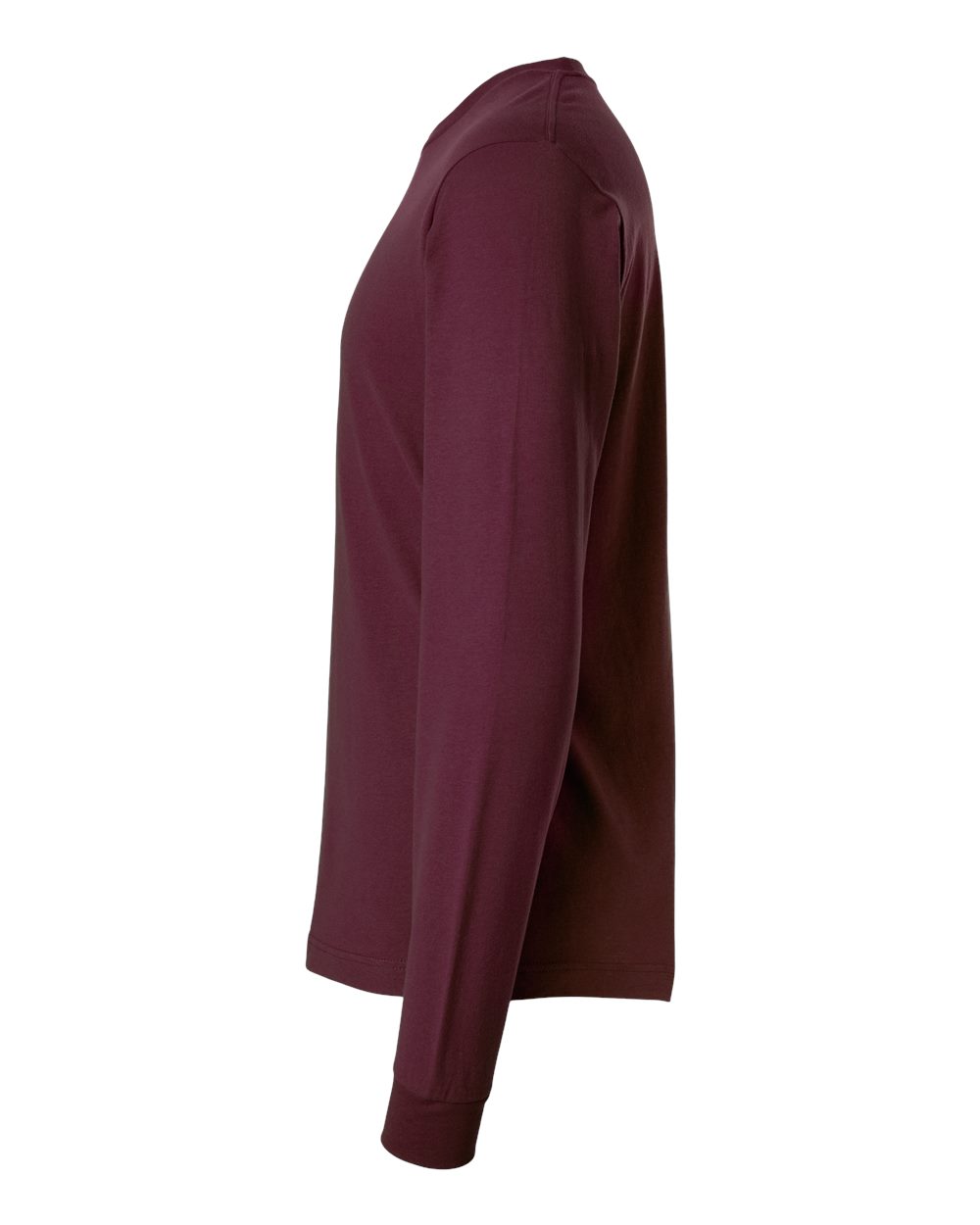 Tultex 202ls Fine Jersey Long Sleeve T-shirt - Burgundy