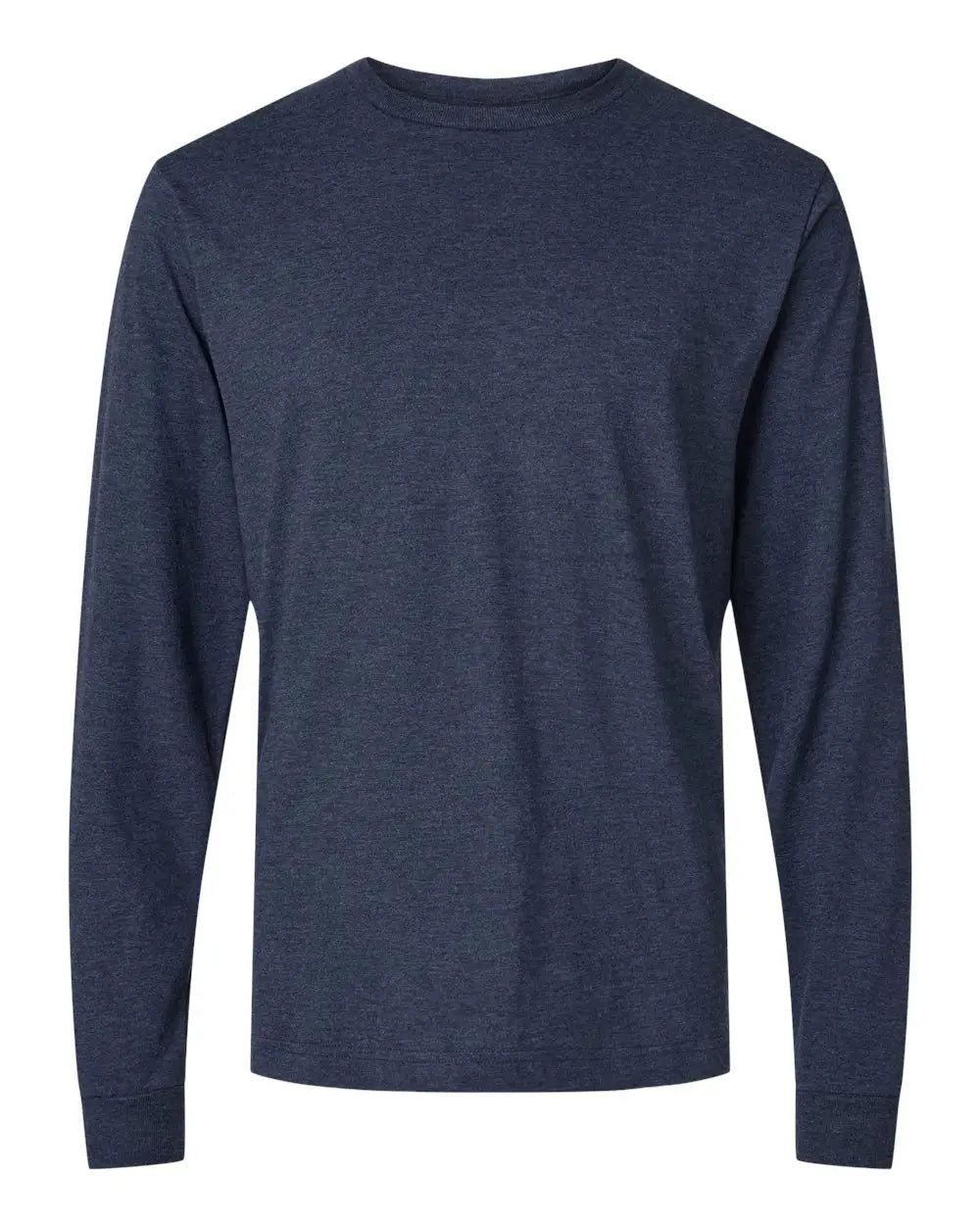 Tultex 202ls Fine Jersey Long Sleeve T-shirt - Heather Denim