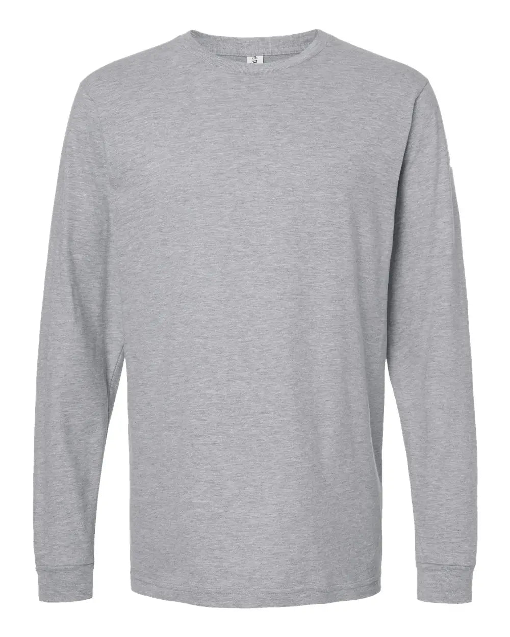 Tultex 202ls Fine Jersey Long Sleeve T-shirt - Heather Grey