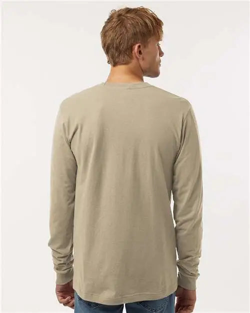 Tultex 202ls Fine Jersey Long Sleeve T-shirt - Sand