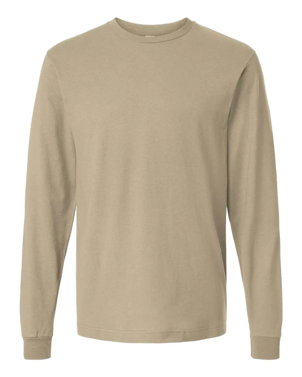Tultex 202ls Fine Jersey Long Sleeve T-shirt - Sand - Xs