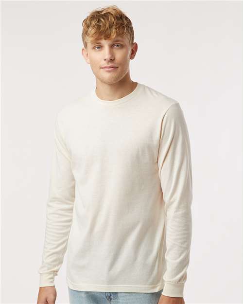 Tultex 202ls Fine Jersey Long Sleeve T-shirt - Vintage White