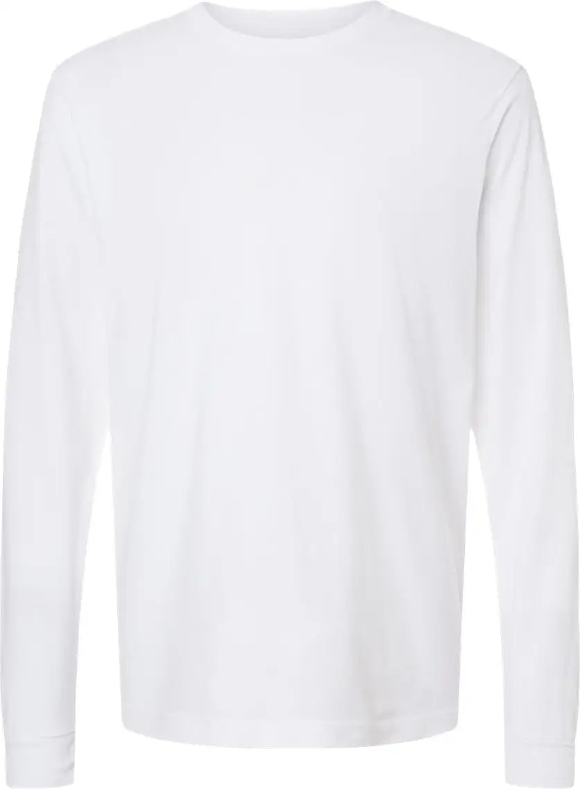Tultex 202ls Fine Jersey Long Sleeve T-shirt - White - Xs
