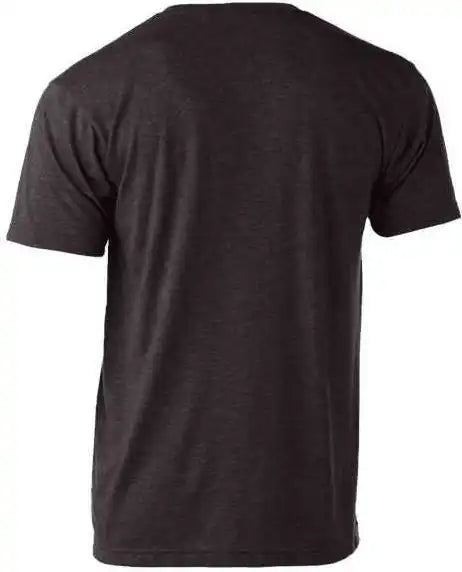 Tultex 207 Unisex Poly Rich v Neck t Shirt Heather Graphite