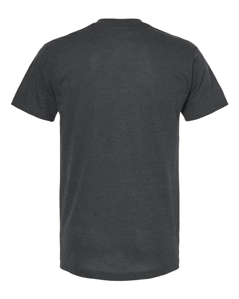 Tultex 207m Poly-rich V-neck T-shirt - 207 - Heather Charcoal