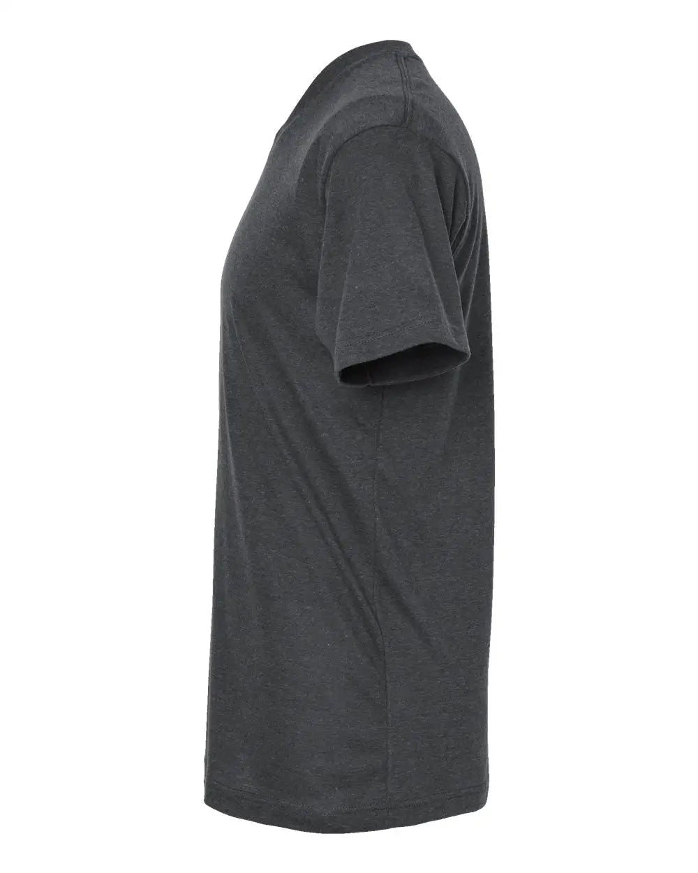 Tultex 207m Poly-rich V-neck T-shirt - 207 - Heather Charcoal