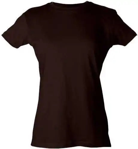 Tultex 213 Women’s Slim Fit Fine Jersey T-shirt - Brown