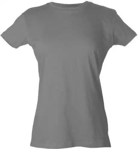 Tultex 213 Women’s Slim Fit Fine Jersey T-shirt - Heather Grey