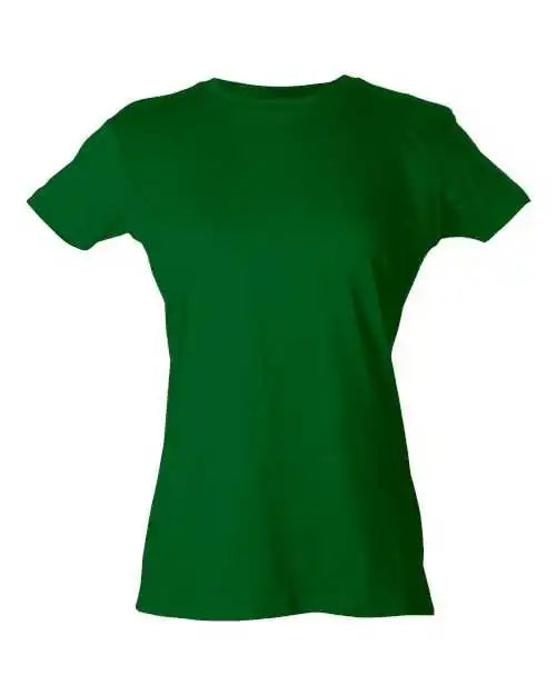 Tultex 213 Women’s Slim Fit Fine Jersey t Shirt Kelly