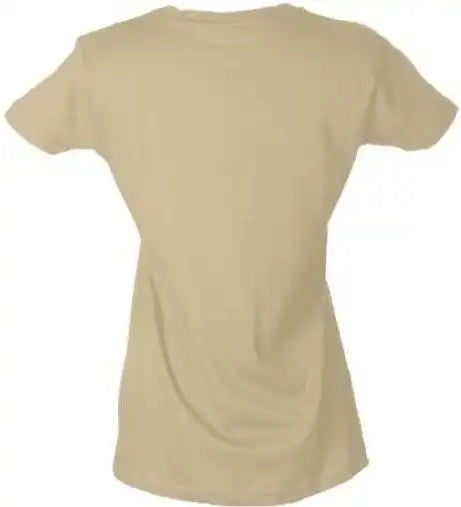 Tultex 213 Women’s Slim Fit Fine Jersey t Shirt Natural