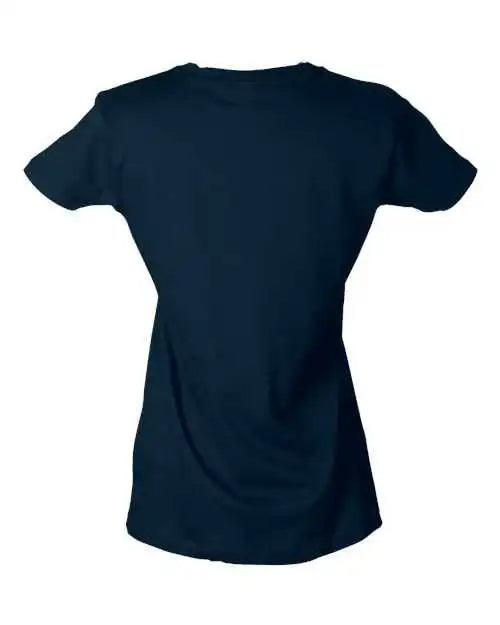 Tultex 213 Women’s Slim Fit Fine Jersey t Shirt Navy