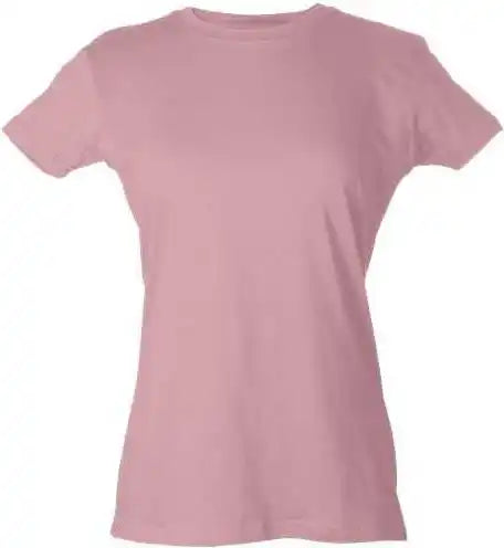 Tultex 213 Women’s Slim Fit Fine Jersey T-shirt - Pink
