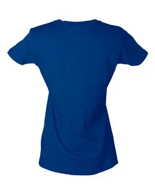 Tultex 213 Women’s Slim Fit Fine Jersey T-shirt - Royal
