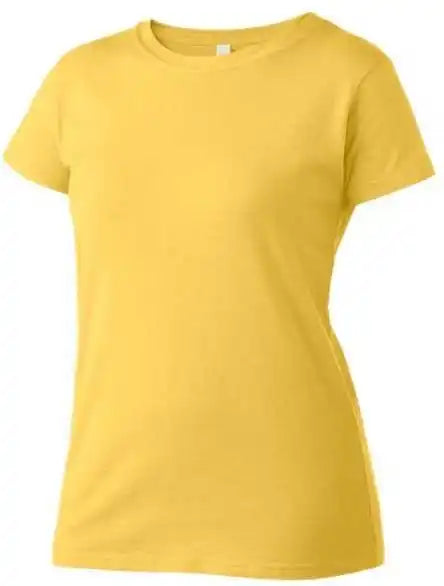Tultex 213 Women’s Slim Fit Fine Jersey t Shirt Sunshine