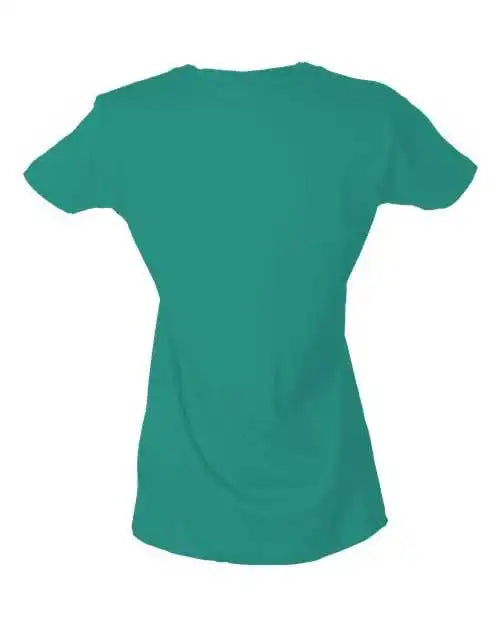 Tultex 213 Women’s Slim Fit Fine Jersey T-shirt - Teal