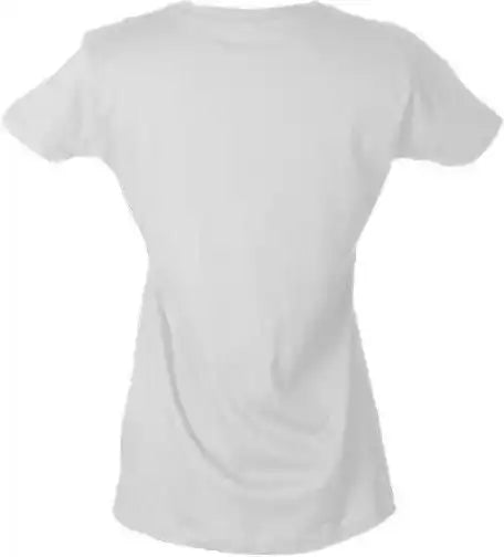 Tultex 213 Women’s Slim Fit Fine Jersey t Shirt White