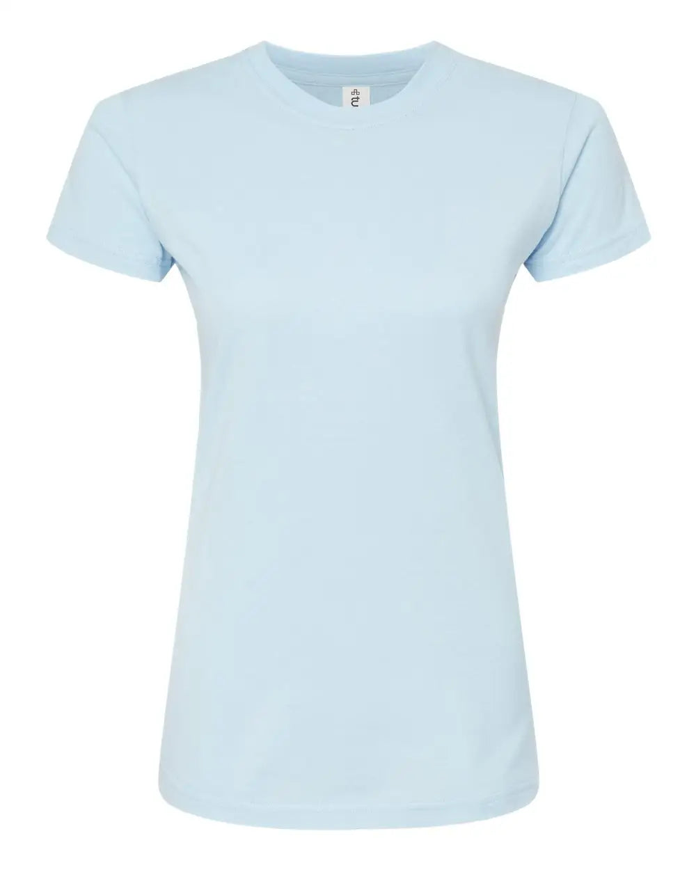 Tultex 213m Women’s Fine Jersey Slim Fit T-shirt - 213 - Baby Blue - Ladies Xs