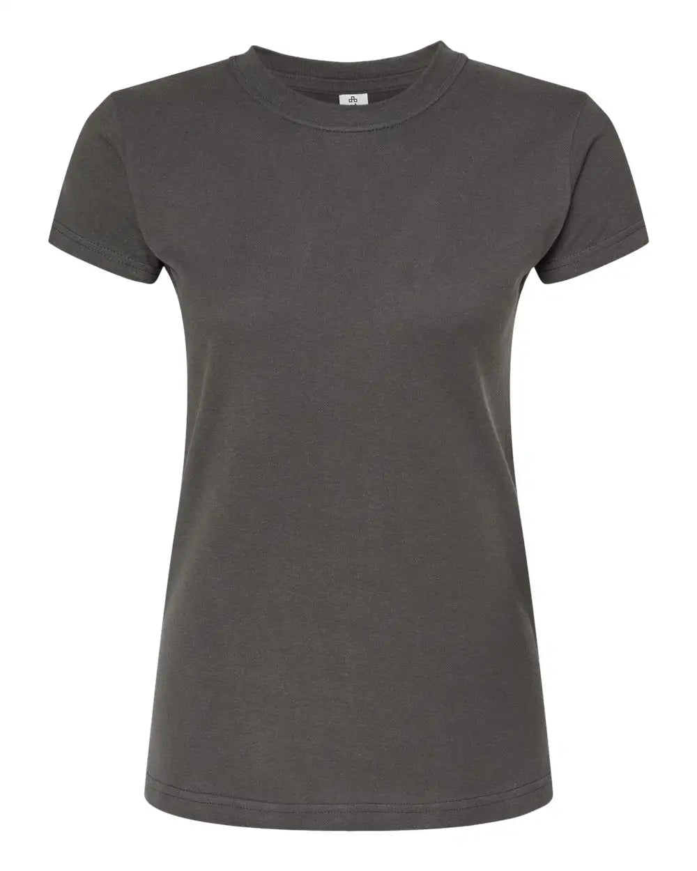 Tultex 213m Women’s Fine Jersey Slim Fit T-shirt - 213 - Charcoal - Ladies Xs
