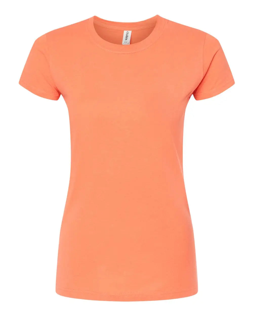 Tultex 213m Women’s Fine Jersey Slim Fit T-shirt - 213 - Coral