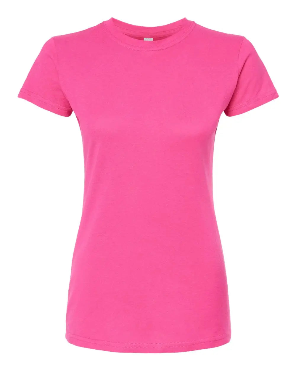 Tultex 213m Women’s Fine Jersey Slim Fit T-shirt - 213 - Fuchsia - Ladies Xs