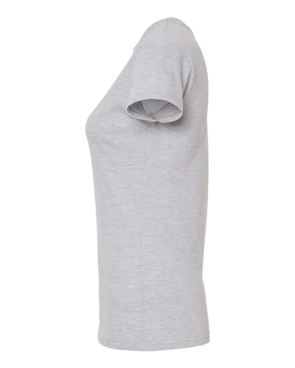 Tultex 213m Women’s Fine Jersey Slim Fit T-shirt - 213 - Heather Gray