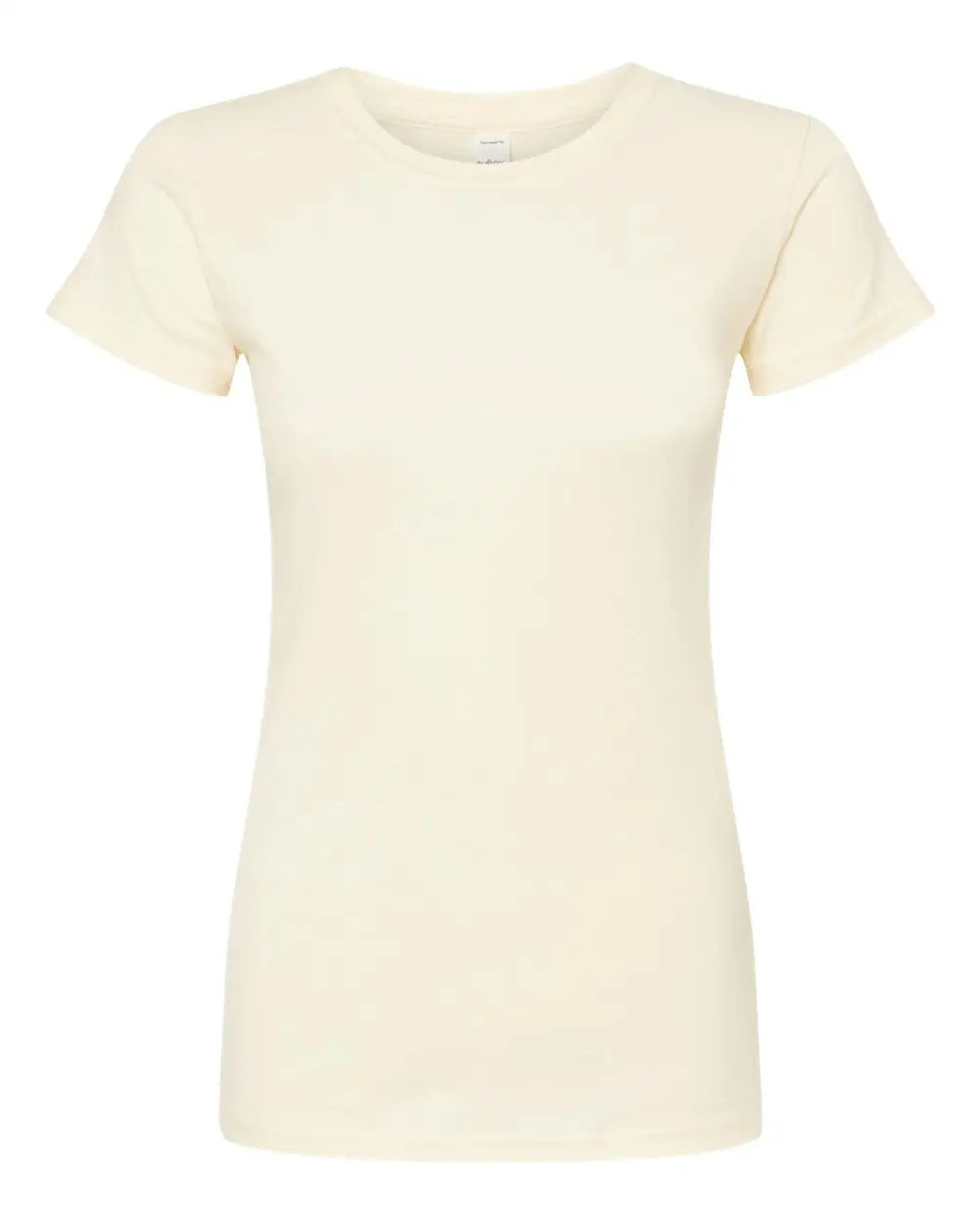 Tultex 213m Women’s Fine Jersey Slim Fit T-shirt - 213 - Natural - Ladies Xs