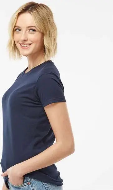 Tultex 213m Women’s Fine Jersey Slim Fit T-shirt - 213 - Navy