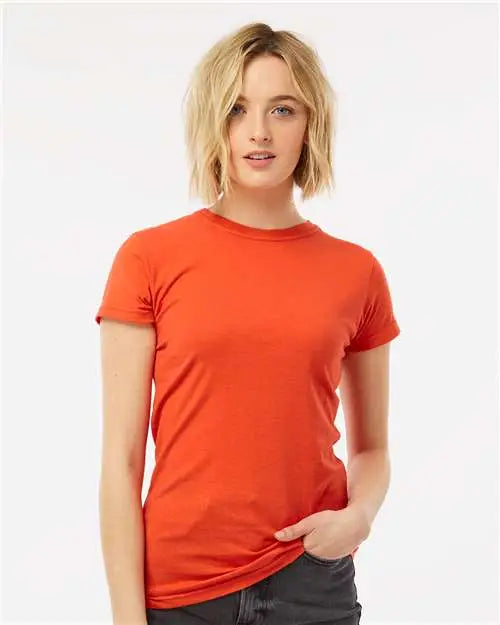 Tultex 213m Women’s Fine Jersey Slim Fit T-shirt - 213 - Orange