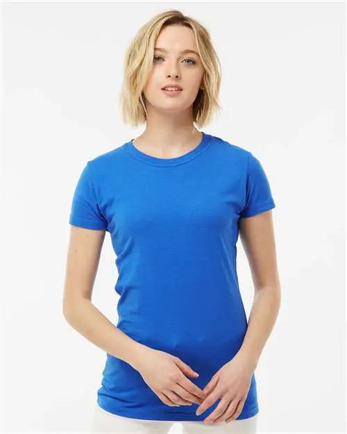 Tultex 213m Women’s Fine Jersey Slim Fit T-shirt - 213 - Royal