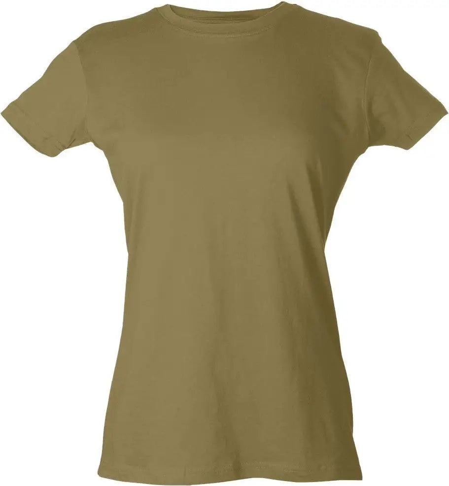 Tultex 213m Women’s Fine Jersey Slim Fit T-shirt - 213 - Sand (disc) - (disc) / Ladies s