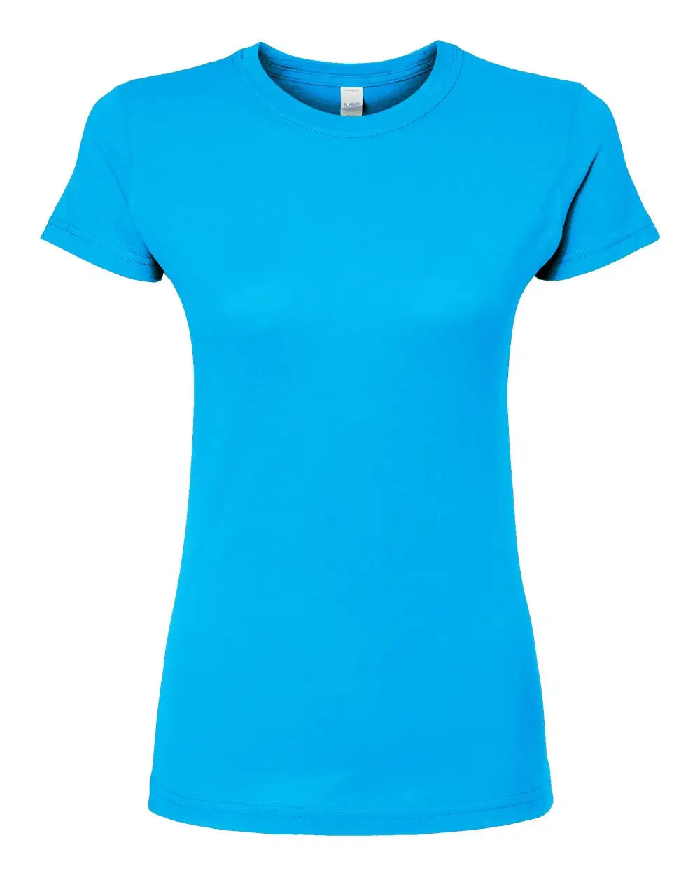 Tultex 213m Women’s Fine Jersey Slim Fit T-shirt - 213 - Turquoise - Ladies Xs