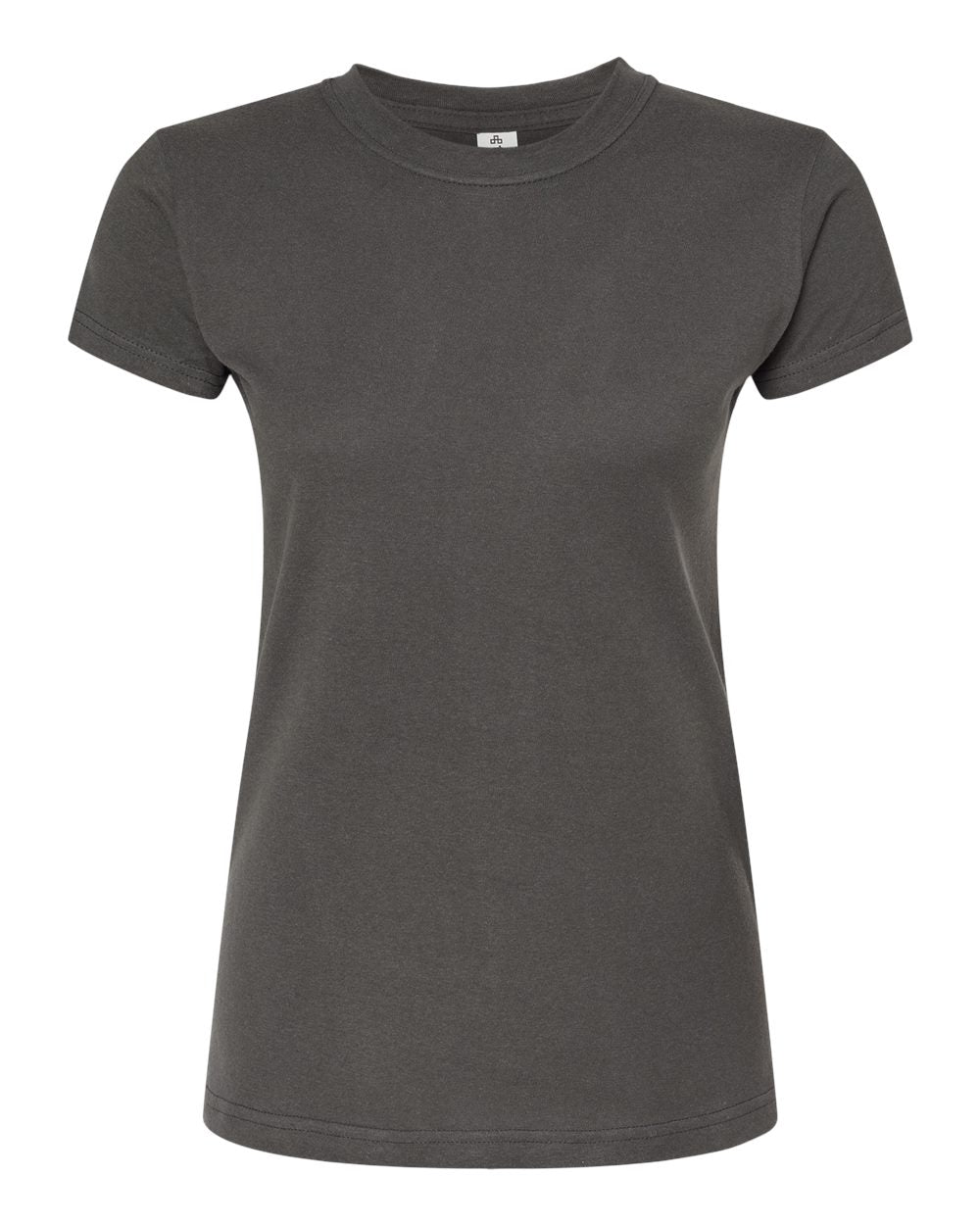 Tultex 213m Women’s Fine Jersey Slim Fit T-shirt - Heather Charcoal